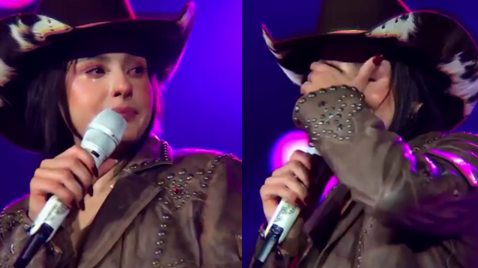 Após ataques na internet, Ana Castela chora e ganha homenagem em show