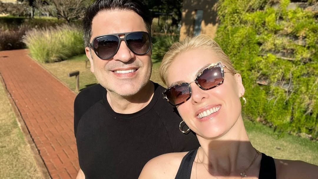 Ana Hickmann e Edu Guedes viajaram em família após cirurgia