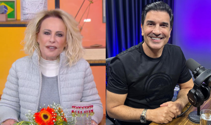 Ana Maria Braga faz homenagem ao vivo a Edu Guedes após cirurgia de câncer