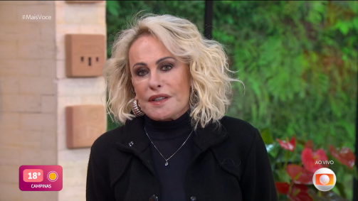 Ana Maria Braga chorou ao homenagear Preta Gil neste segunda (21)