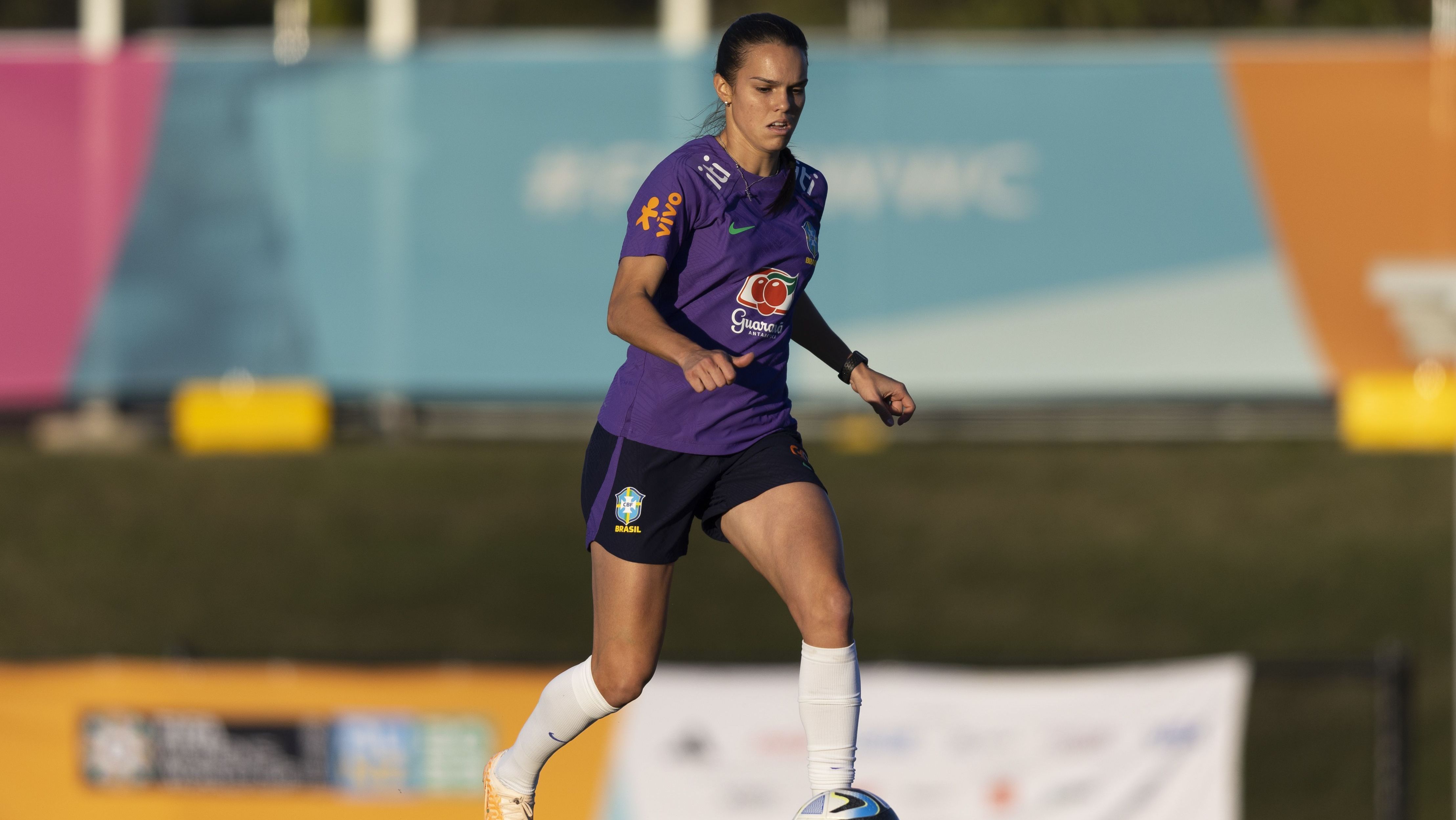 Ana Vitória, meia convocada pelo Brasil para a Copa América Feminina