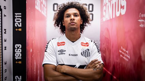 Willian Arão foi apresentado pelo Santos nesta sexta (4)