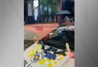 Passageira de ônibus é presa com fuzil AK 47 na mochila em SP