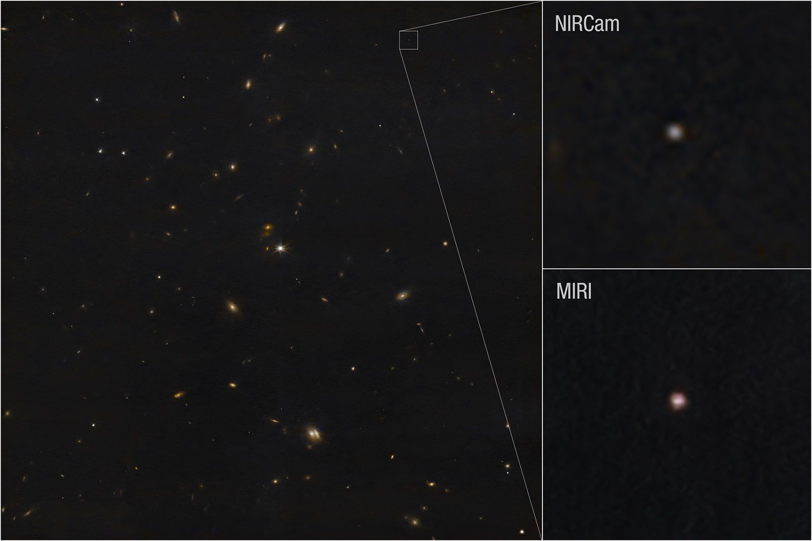 O telescópio Webb capturou imagens do YR4 em março usando seus instrumentos NIRCam e MIRI • A Rivkin/Webb/STScI/CSA/Nasa/ESA via CNN Newsource