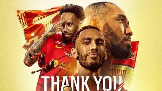 Al-Qadsiah se despediu de Aubameyang