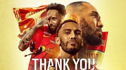 Al-Qadsiah se despediu de Aubameyang