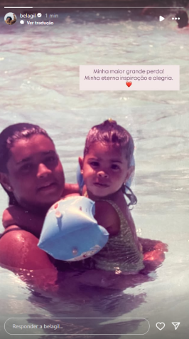 Bela Gil lamentou a morte da irmã, a cantora Preta Gil • Instagram/Bela Gil