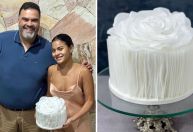 "Vale Tudo": Bella Campos ganha bolo de confeiteiro do casamento de Fátima
