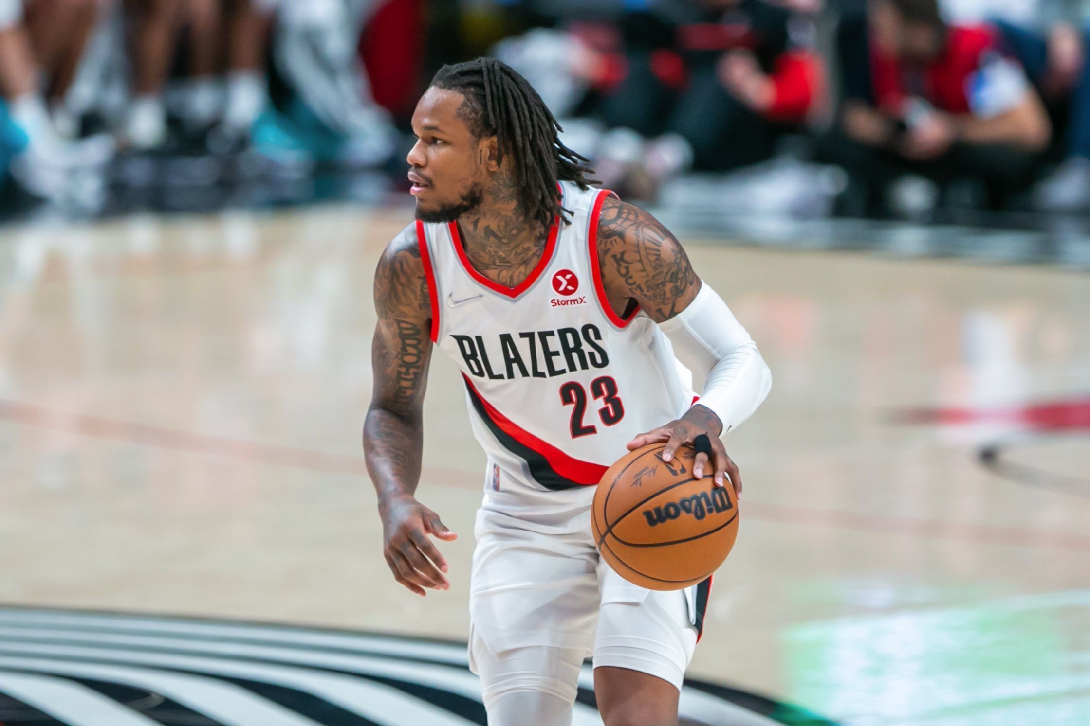 Ben McLemore atuando pelo Portland Trail Blazers, seu último clube na NBA