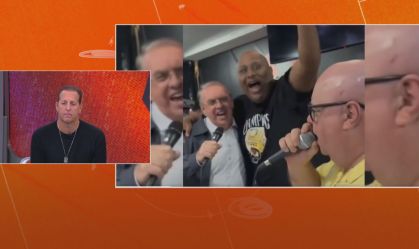 Benja ironiza presidente interino do Corinthians em samba: "Momento bom"