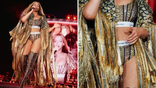 Beyoncé usa look Calvin Klein exclusivo em show da turnê "Cowboy Carter"