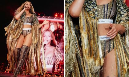 Beyoncé dá toque fashion em look "cowgirl", e usa peça com 28 mil cristais