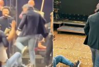 Roberta Miranda chuta invasor no palco e viraliza: "Foi a reação que tive"
