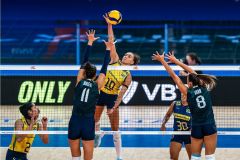Final da Liga das Nações de Vôlei Feminina entre Brasil e Itália