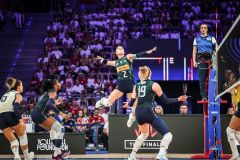 Final da Liga das Nações de Vôlei Feminina entre Brasil e Itália