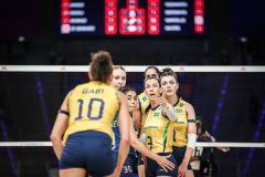 Final da Liga das Nações de Vôlei Feminina entre Brasil e Itália