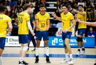 Mesmo poupando titulares, Brasil vence a Alemanha na Liga das Nações de Vôlei