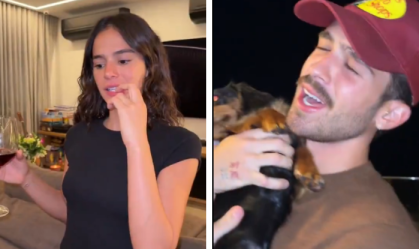 Bruna Marquezine e João Guilherme gravam juntos após término; assista