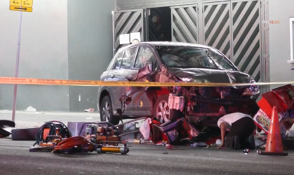 Veículo atinge multidão em boate em Los Angeles e deixa ao menos 30 feridos