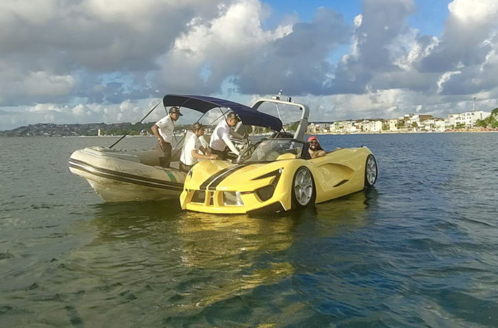 Carro aquático custou cerca de R$ 280 mil de investimento • Cortesia/Davi Mattedi