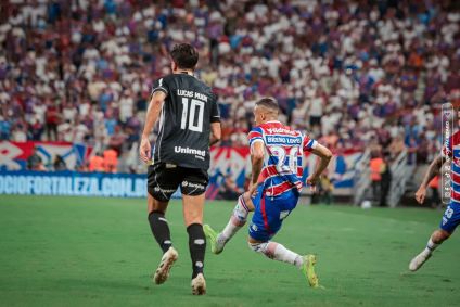 Lance de Fortaleza x Ceará, pelo Campeonato Brasileiro