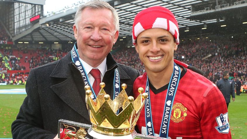 Chicharito Hernandez conquistou dois títulos da Premier League com o United • Foto: Matthew Peters/Manchester United via Getty Images