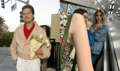 Cole Sprouse vira o jogo e flagra fãs que tentam tirar fotos suas