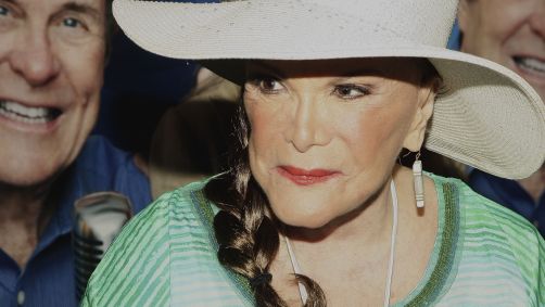 Connie Francis foi ao Cousin Brucie Saturday Rock and Roll Party Live em Delray Beach, no estado da Flórida