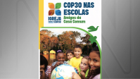 Papa Leão XIV abençoa livro educativo sobre a COP30 nas escolas