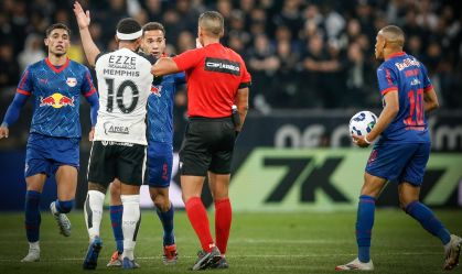 Corinthians envia ofício à CBF contra arbitragem de derrota para Bragantino