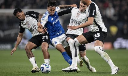 Ruim para os dois: Corinthians e Cruzeiro empatam pelo Brasileirão