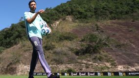 Davide Ancelotti comanda treino do Botafogo
