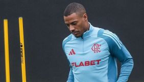 Nicolás De La Cruz em treino no Ninho do Urubu, CT do Flamengo