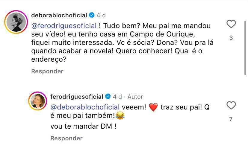Debora Bloch conta qual será se destino após término de "Vale Tudo" • Instagram/Fernanda Rodrigues