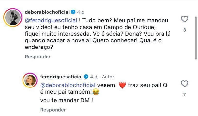 Debora Bloch conta qual será se destino após término de "Vale Tudo" • Instagram/Fernanda Rodrigues