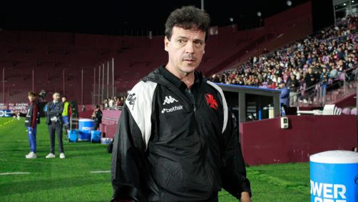 Fernando Diniz em jogo do Vasco na Sul-Americana