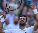 Djokovic sofre susto contra Cobolli, mas avança à semifinal de Wimbledon