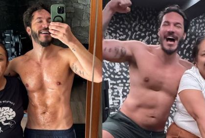 Eliezer celebra transformação dele e da mãe e compara antes e depois