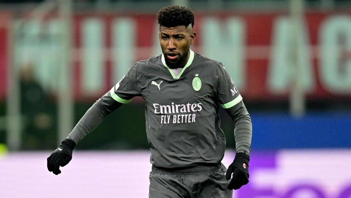 Emerson Royal em ação pelo Milan