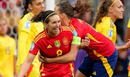 Eurocopa Feminina: Espanha goleia a Bélgica e vai às quartas