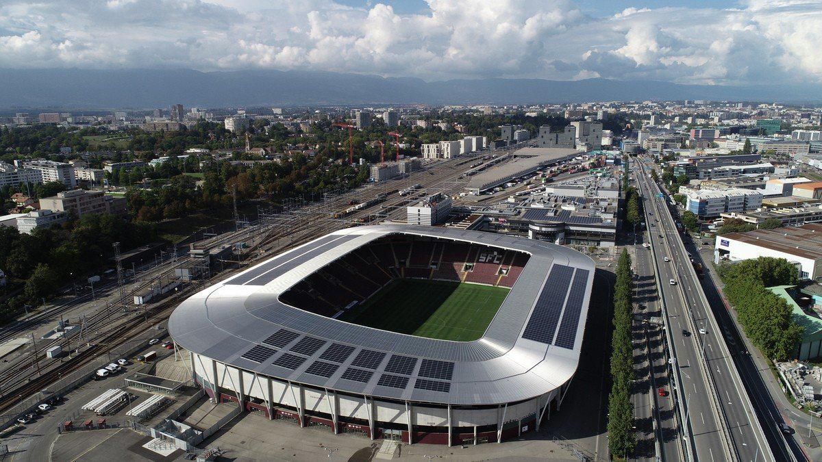 Estádio de Genebra, na Suíça