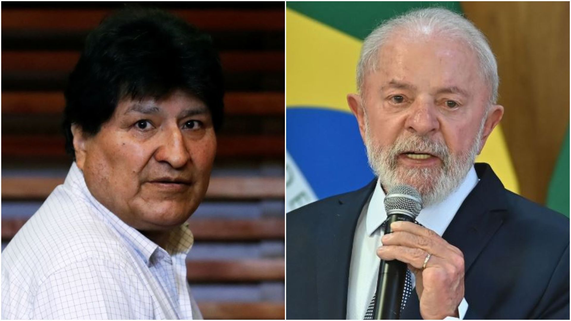 Evo Morales e Luiz Inácio Lula da Silva