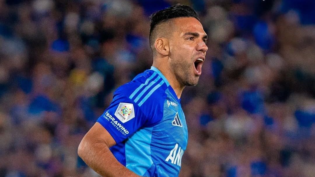 Falcao García em campo pelo Millonarios, da Colômbia