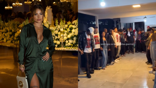Fernanda Valença fez uma roda de oração para Oruam com amigos e familiares