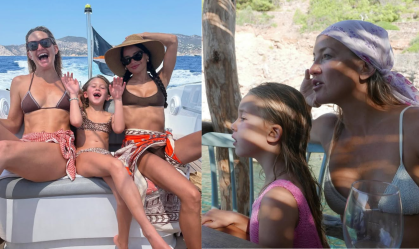 Kate Hudson publica fotos das férias na Espanha ao lado da filha; veja