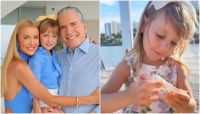 Ana Paula Siebert se choca ao ver filha com Justus comer gafanhoto