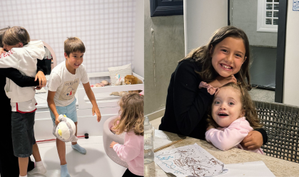 Pedro Scooby mostra reencontro entre os filhos; veja