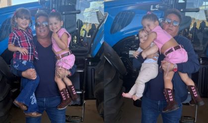 Filhos de Virginia e Zé Felipe viajam com os avós para fazenda de Leonardo