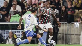 Lance de Fluminense x Cruzeiro, pelo Brasileirão