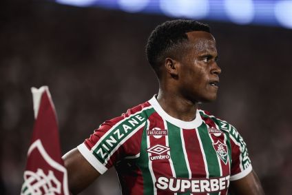 Arias em sua despedida do Fluminense
